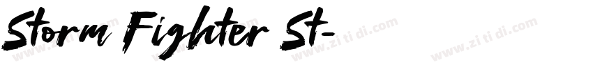 Storm Fighter St字体转换